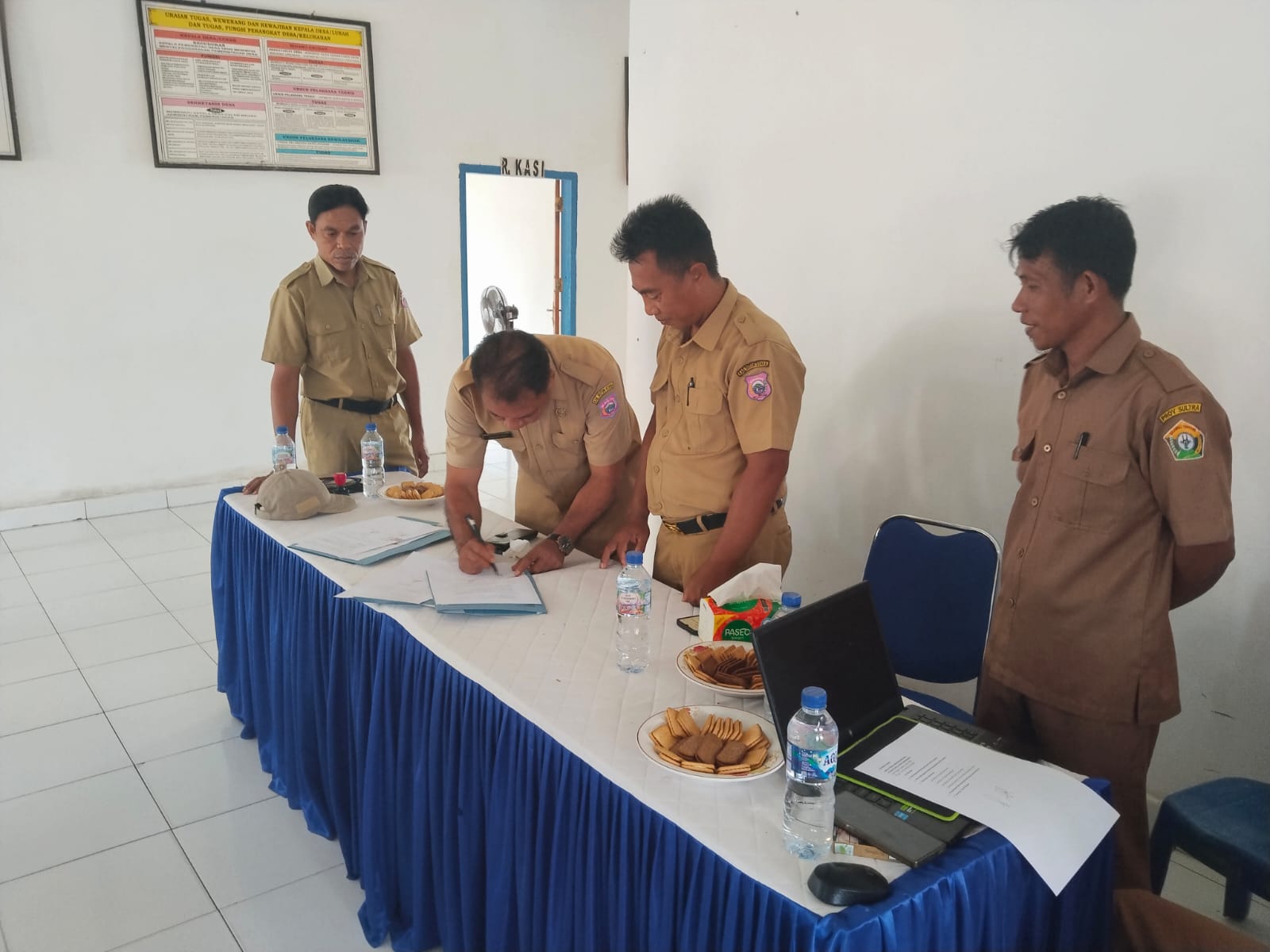 Penandatanganan Berita Acara dan SPTJM